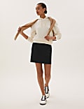 Jersey Mini A-Line Skirt