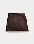 Checked Mini Skirt