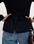 Striped Zip Through Jacket