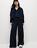 Palazzo Wide Leg Trousers