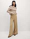 Palazzo Wide Leg Trousers