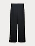 Embellished Side Stripe Trousers