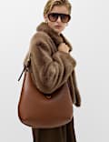 Faux Fur Collared Short Jacket