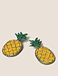 Pineapple Drop Earrings 