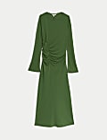 Jersey Round Neck Midaxi Column Dress