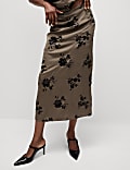 Sequin Midaxi Slip Skirt