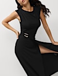 Jersey Twist Front Midaxi Dress
