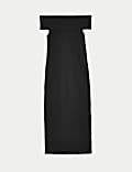 Jersey Bardot Midaxi Bodycon Dress