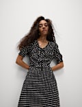Polka Dot Midaxi Tea Dress