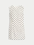 Polka Dot Mini Shift Dress