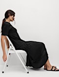 Jersey Midaxi Waisted Dress
