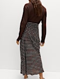 Polka Dot Midaxi Skirt