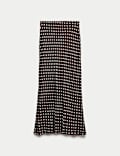 Polka Dot Midaxi Skirt