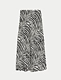 Maxi-onderrok met dierenprint