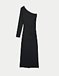 One Shoulder Midi Bodycon Dress