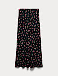Floral Midaxi A-Line Skirt