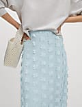 Embellished Midaxi Column Skirt