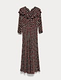 Polka Dot Midaxi Tea Dress