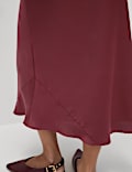 Satin Midaxi Slip Skirt