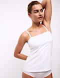 Bandeau-Unterhemd mit Multiway-BH und hohem Baumwollanteil