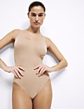 Body effet sculptant sans couture à maintien léger