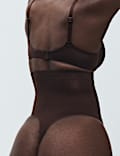 Body string sculptant taille haute sans couture