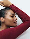 2pk Heatgen™ Thermal Jacquard Tops