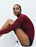 2pk Heatgen™ Thermal Jacquard Tops
