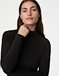 Mittelwarmes Thermo-Oberteil mit Mockneck und Heatgen™-Technologie