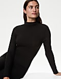 Mittelwarmes Thermo-Oberteil mit Mockneck und Heatgen™-Technologie