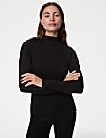 Mittelwarmes Thermo-Oberteil mit Mockneck und Heatgen™-Technologie