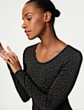 Heatgen™ Medium Thermal Long Sleeve Sparkle Top