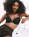Jasmine Lace Wired Plunge Bra A-E