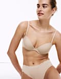 3pk Cotton Rich Wired Balcony Bras A-E