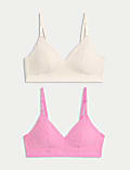 2pk Non Wired Nursing Bras A-D