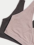 2pk Lounge Nursing Maternity Bras