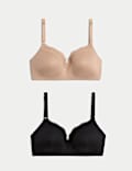 2pk Jasmine Lace Trim Maternity Nursing Bra B-G