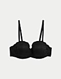 Lace Wired Strapless Bandeau Bra A-E