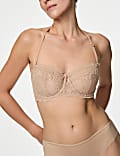 Lace Wired Strapless Bra A-E