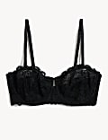 Lace Wired Strapless Bra A-E