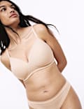Lot de 3 soutiens-gorge invisibles en coton sans armature, bonnets F à G