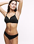 Lace Trim Non-Wired T-Shirt Bra (A-E)