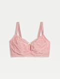 Jasmine Lace Trim Non Wired Bralette F+