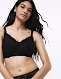 Jasmine Lace Trim Non Wired Bralette F+
