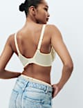 Printed Mesh Wired Extra Support Bra (F+)