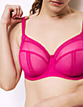 Mesh Wired Extra Support Bra (F-J)