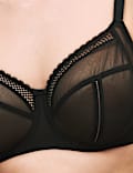 Soutien-gorge en tulle à maintien optimal avec armatures, bonnets F à J