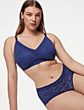 Flexifit&trade; Lace Non Wired Minimiser Bra C-H