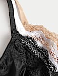 Lot de 3 soutiens-gorges minimiseurs à armatures et bonnets emboîtants C à H