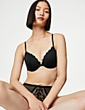 Lace Wired Push-Up Bra A-E